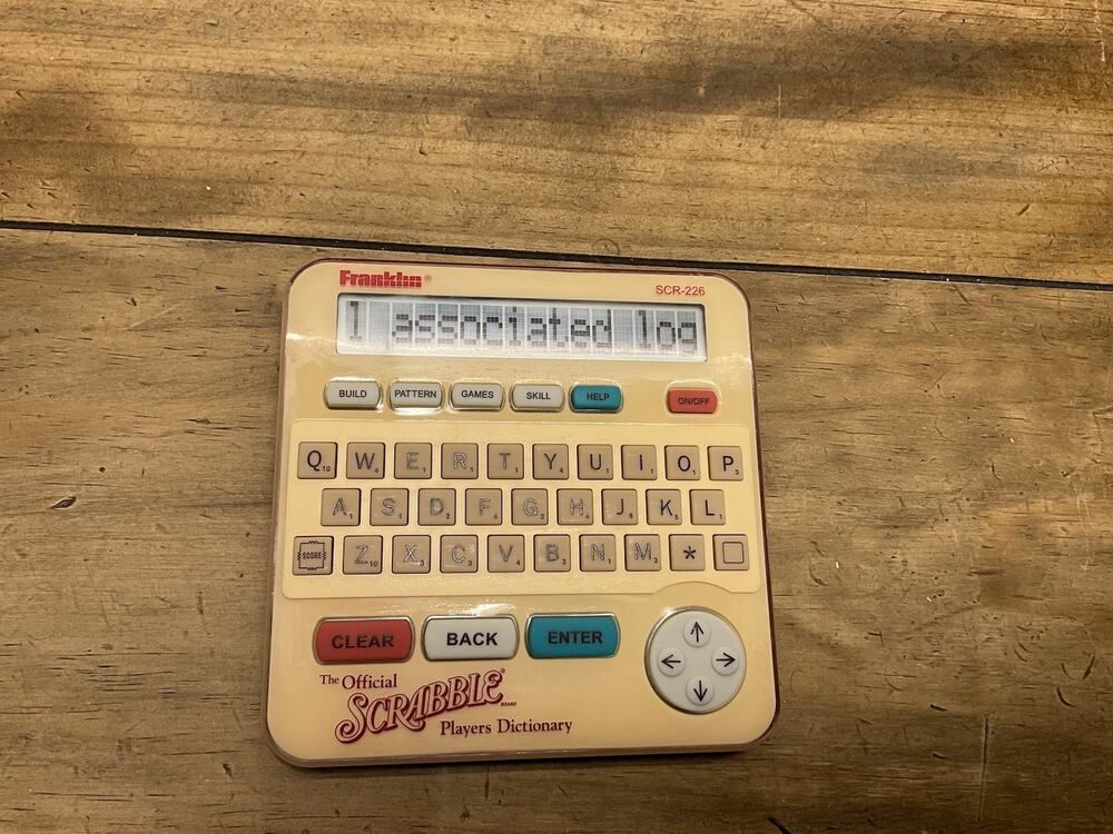 Franklin SCR-226 The Official Scrabble Players Dictionary Electronic Tested